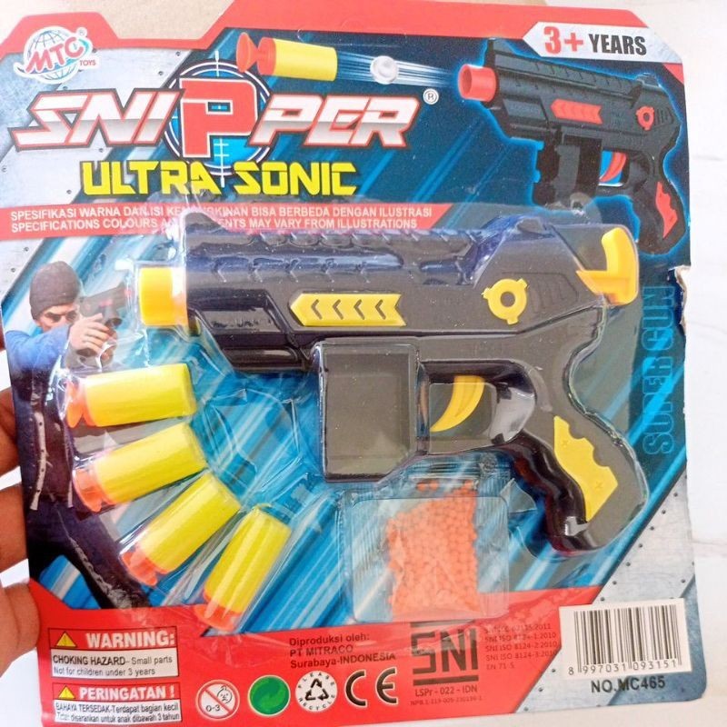 MAINAN ANAK PISTOL ULTRA SONIC SNI