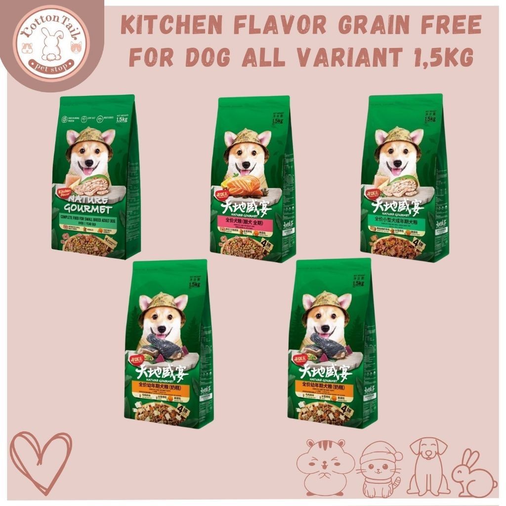 [FRESHPACK] Kitchen Flavor DOG Nature Gourmet 1,5kg - Dog Food Kitchen Flavor / Nature Gourmet