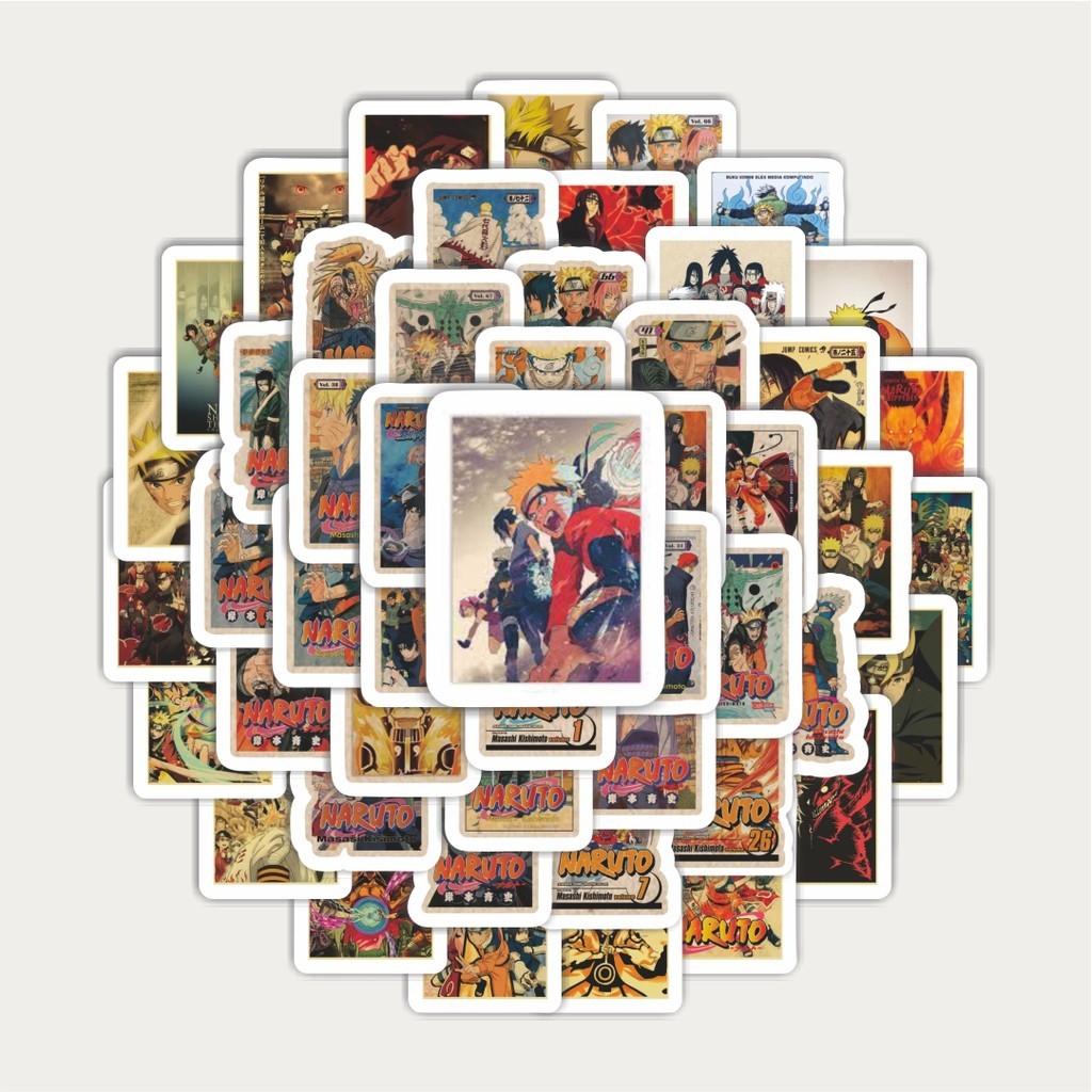 

Sticker Pack Stiker Poster Komik Naruto Retro | Sticker TUMBLR | Stiker LAPTOP KOPER HELM