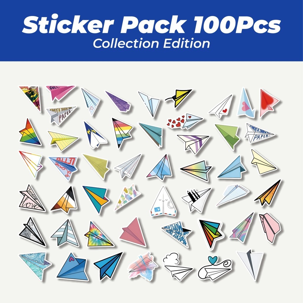 

Hot Stiker Kerajinan Pesawat Lucu Anti Air Stikers Berperekat Waterproof Sticker Decal Buat Motor Helm Buku Journal Koper Casing HP Laptop Botol Minum