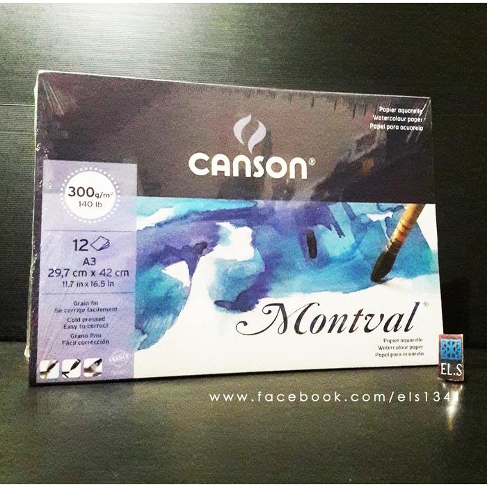 

Canson Montval Aquarelle A3