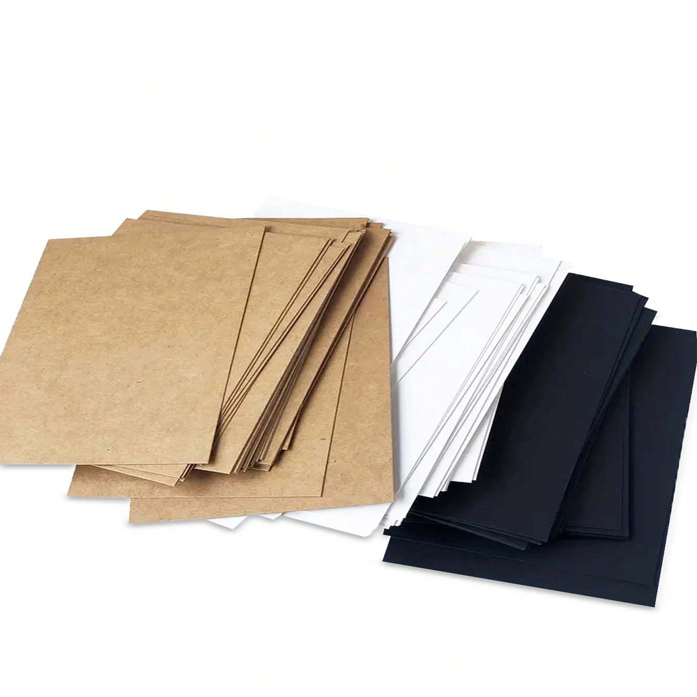 

20/30pcs A6 Size 10 X 15cm Kraft Paper 350gsm Card paper, DIY Gift Packing Cardboard Paper Blank Postcard hand-drawn doodles