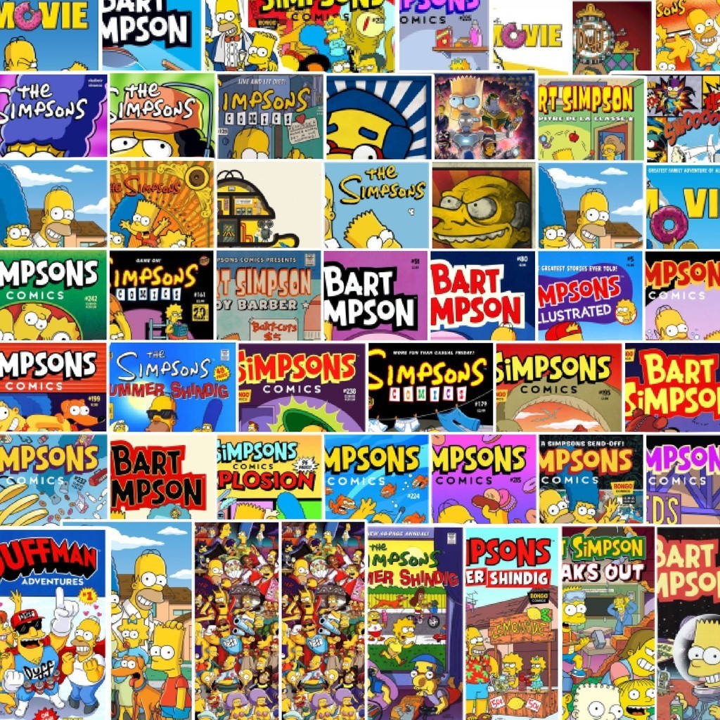 

Stiker Cutting Pack Stiker The Simpson Isi 100Pcs Series Aesthetic Lucu Keren Untuk Koper Bahan Vynil