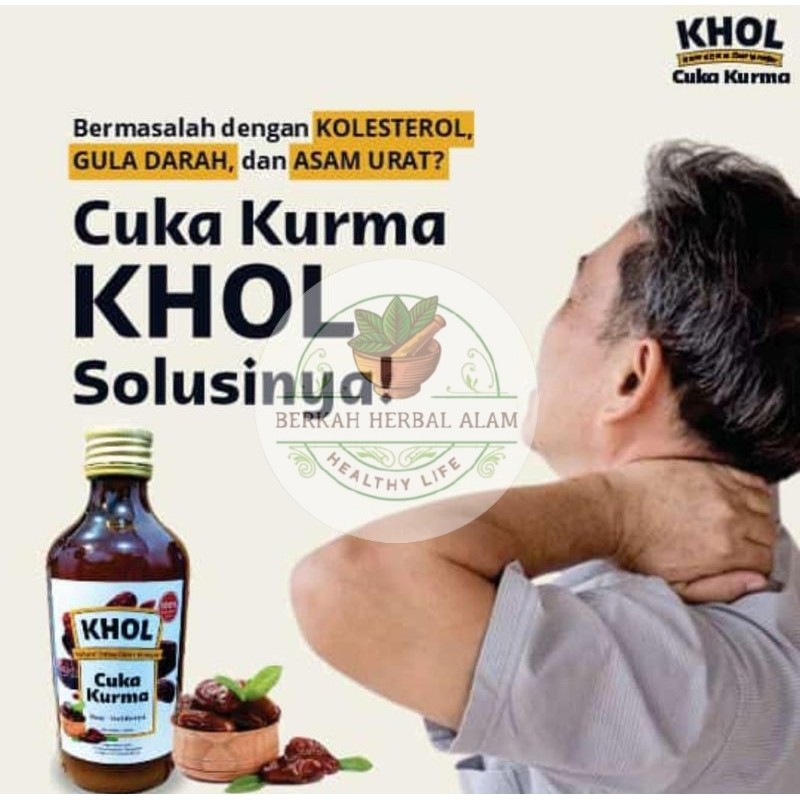 

KHOL CUKA KURMA 100% ORIGINAL With Mother Obat Herbal Kolesterol Gula Darah Gangguan Pencernaan Asam Urat Detok