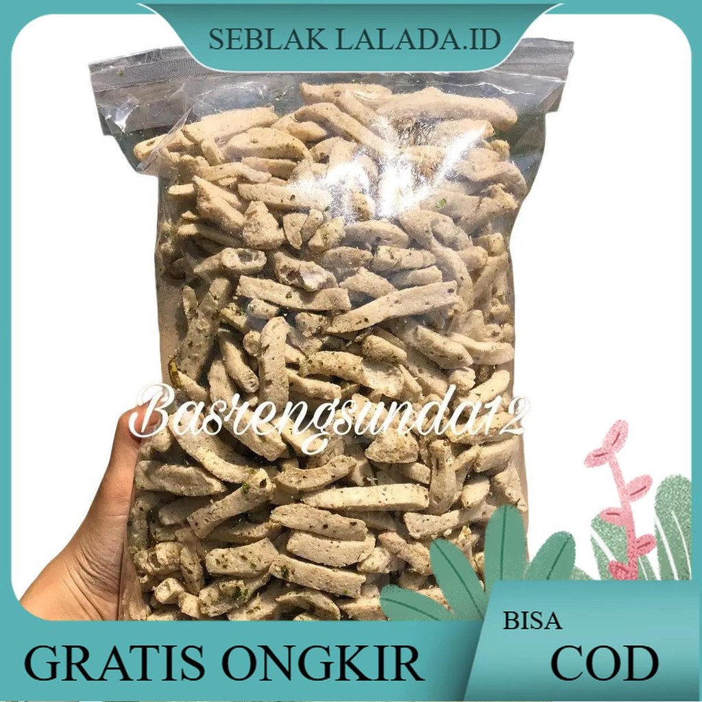 

[Beli Lokal]Basreng Original Daun jeruk isi 1 kg pedas instan Food Snacks Kering Cemilan Goreng