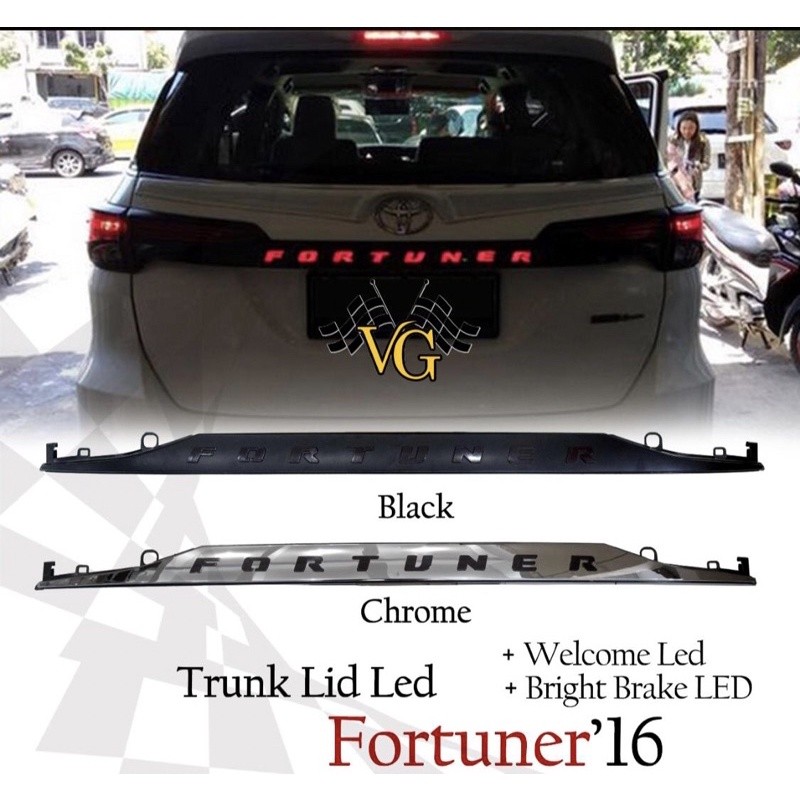 TRUNKLID LED FORTUNER 2016