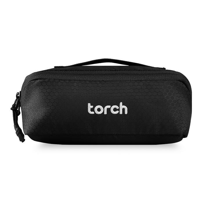 

TORCH Leven Pouch Travel Make Up Alat Tulis Tempat Pensil Anti Noda - Black