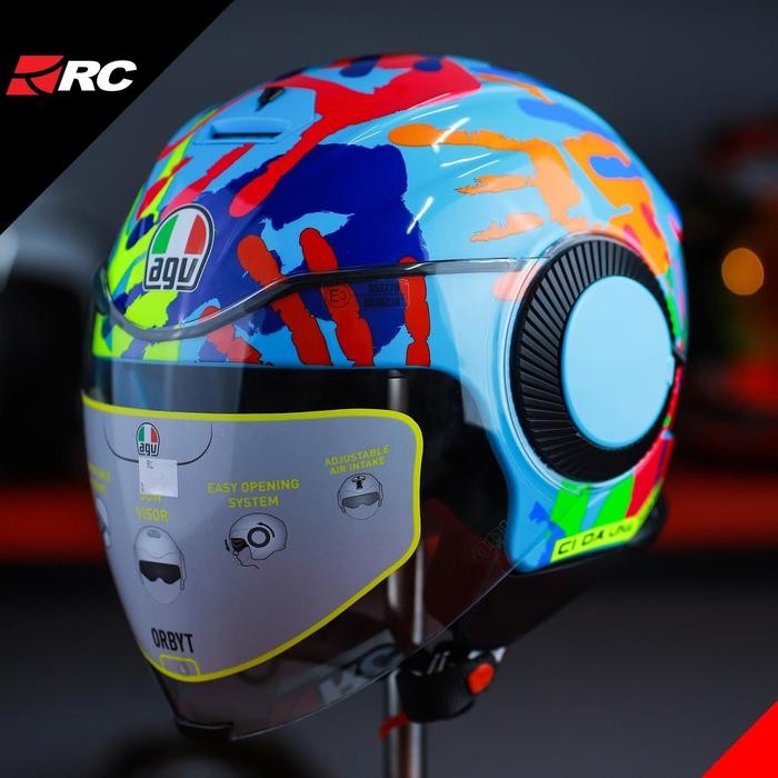 Helm Motor Half Face - AGV Orbyt Misano 2014 Original