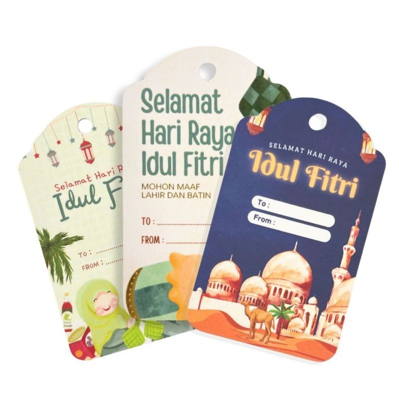 

1 PCS HANG TAG TEMA IDUL FITRI • HANG TAG LEBARAN
