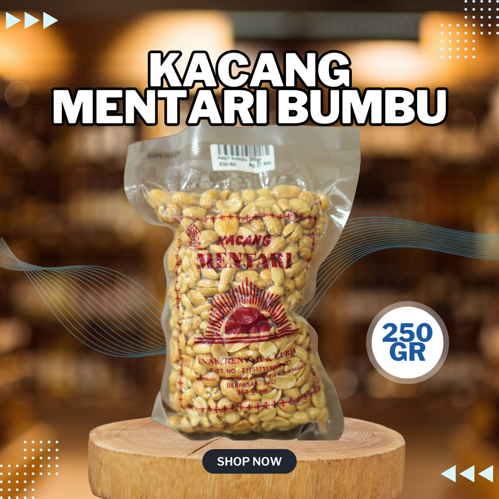 

Kacang Kapri Bumbu Mentari Oleh oleh khas Bali