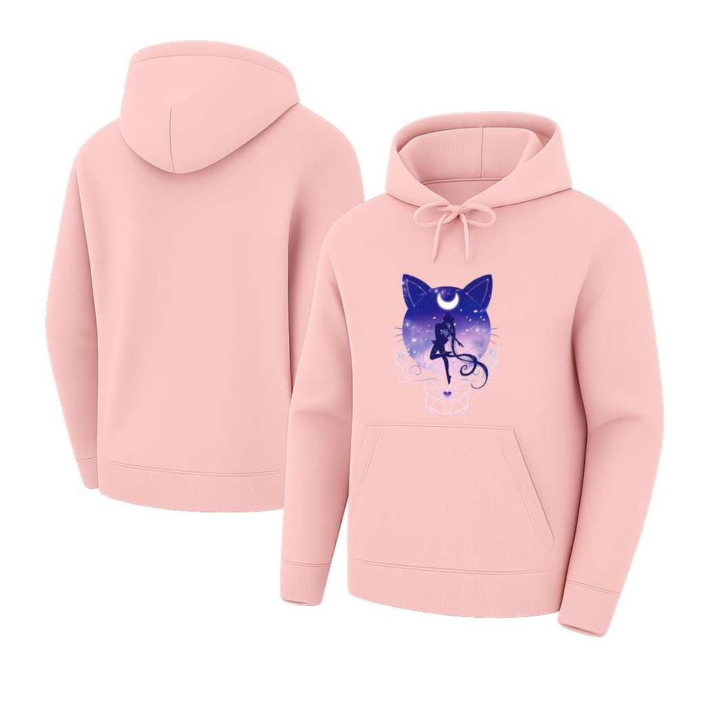 HOODIE ANIME SAILOR MOON SILHOUETTER PURPLE - JAKET SWEATER ZIPPER HOODIE PAKAIAN FASHION OUTFIT WIB