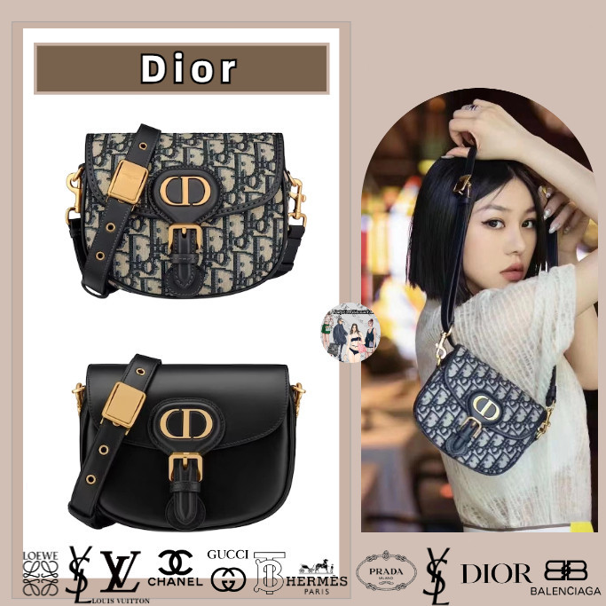 Dior / DIOR BOBBY / Kecil / Adjustable Sash / Tas Bahu Miring Garansi Dua Tahun, Otentik, 100% Otent