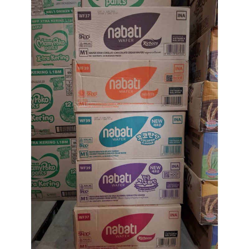 

1 KARTON WAFER NABATI ISI 60 PCS