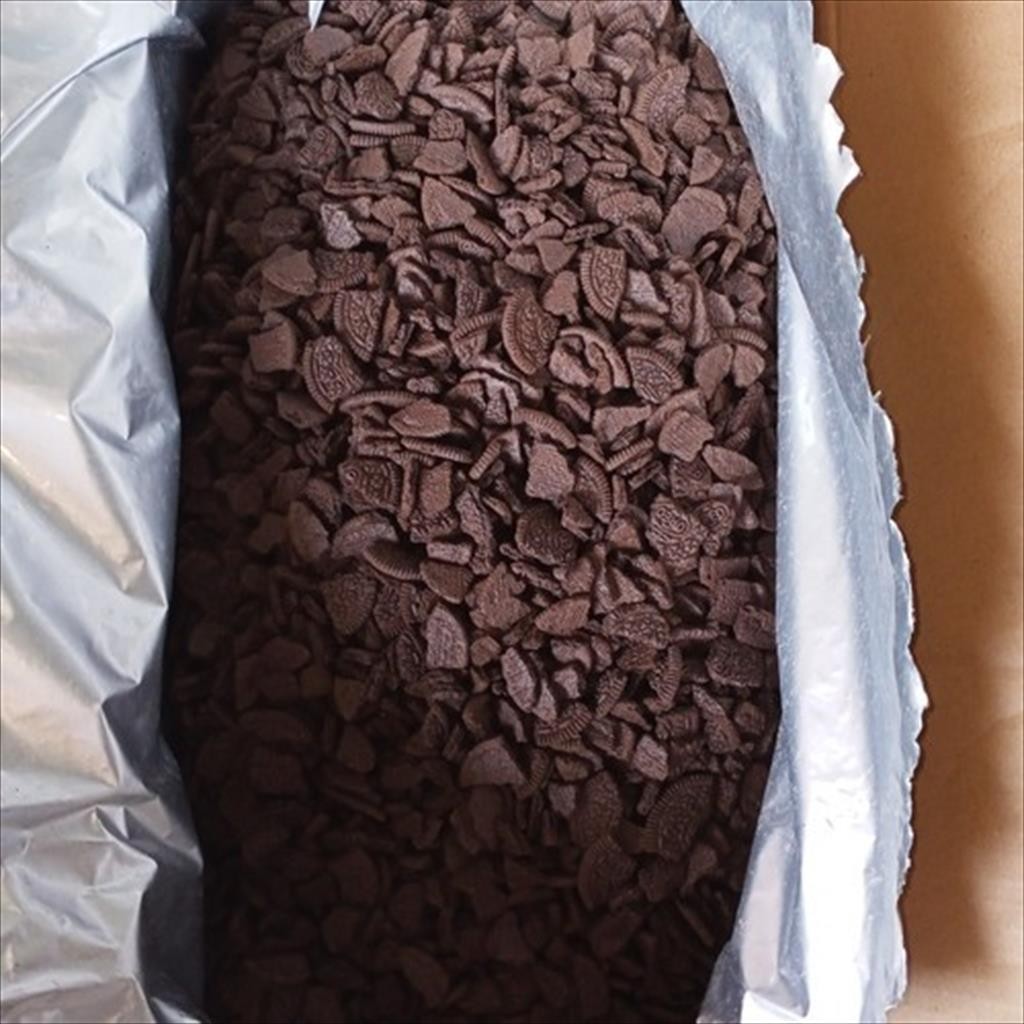 

Biskuit Crumb Kasar 250gr - Remahan biskuit coklat Ground Crumb