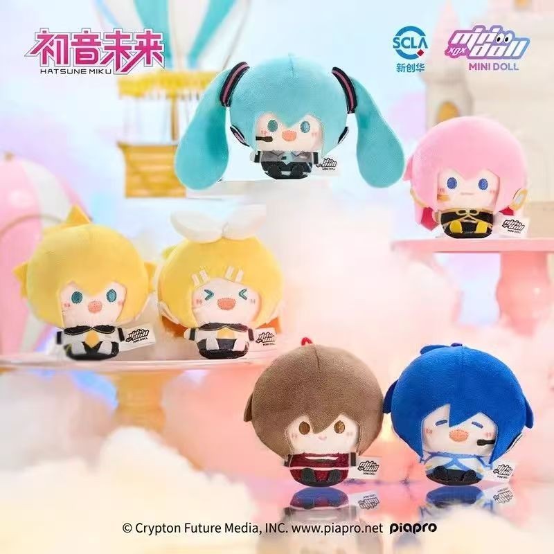[READY STOCK] Hatsune Miku Mini Doll Chibi Plush WOW Keychain Plushy Hatsune Miku Keychain Bag Charm