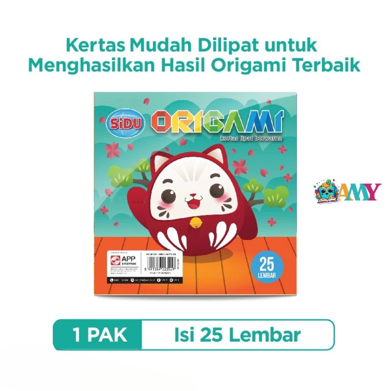 

SIDU ORIGAMI KS 25B 16X16 CM AMY STASIONARY