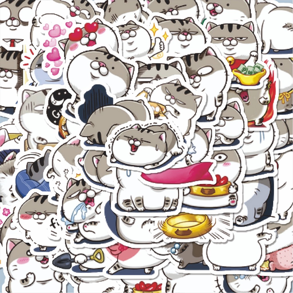 

100PCS Lucu Stiker Kawaii Kittens Cats Pets [Anak Kucing Peliharaan] Stiker Aesthetic Stiker Anti Air Stikers Berperekat Waterproof sticker decal buat Motor Helm Buku Journal Koper Casing HP Laptop Botol Minum Hadiah anak