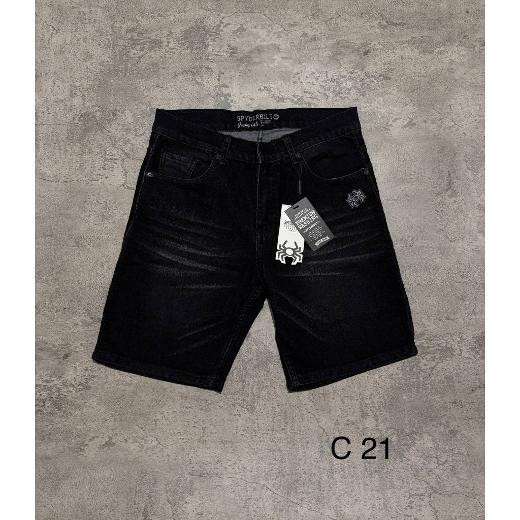 Celana Jeans Pendek Spyderbilt Premium//Celana Pendek Surfing Premium//Celana Pendek Pria