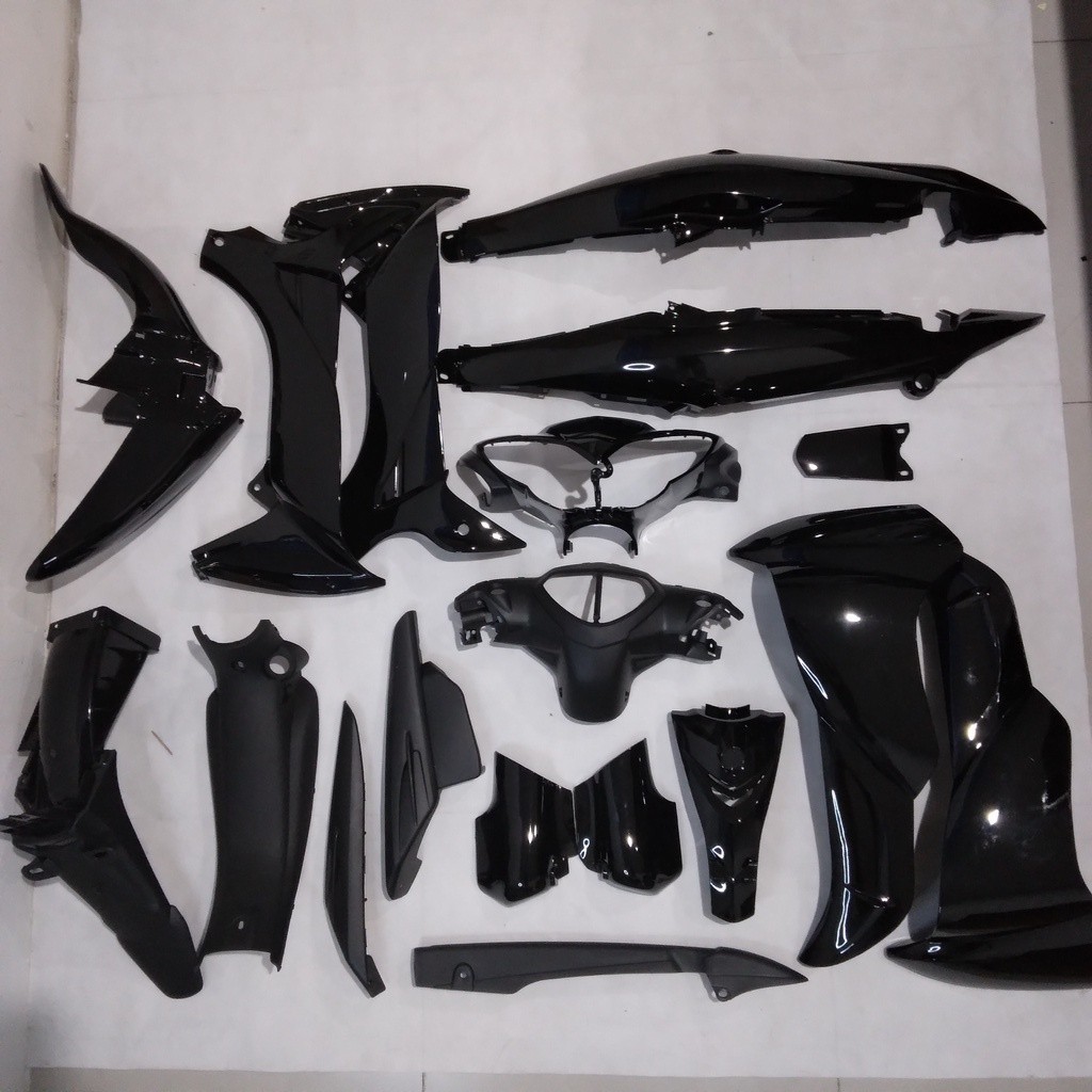 RAJAWALI MOTOR - Full Body Jupiter Z Burhan 2006 2007 2008 Hitam WIN | complete set bodi lengkap kom