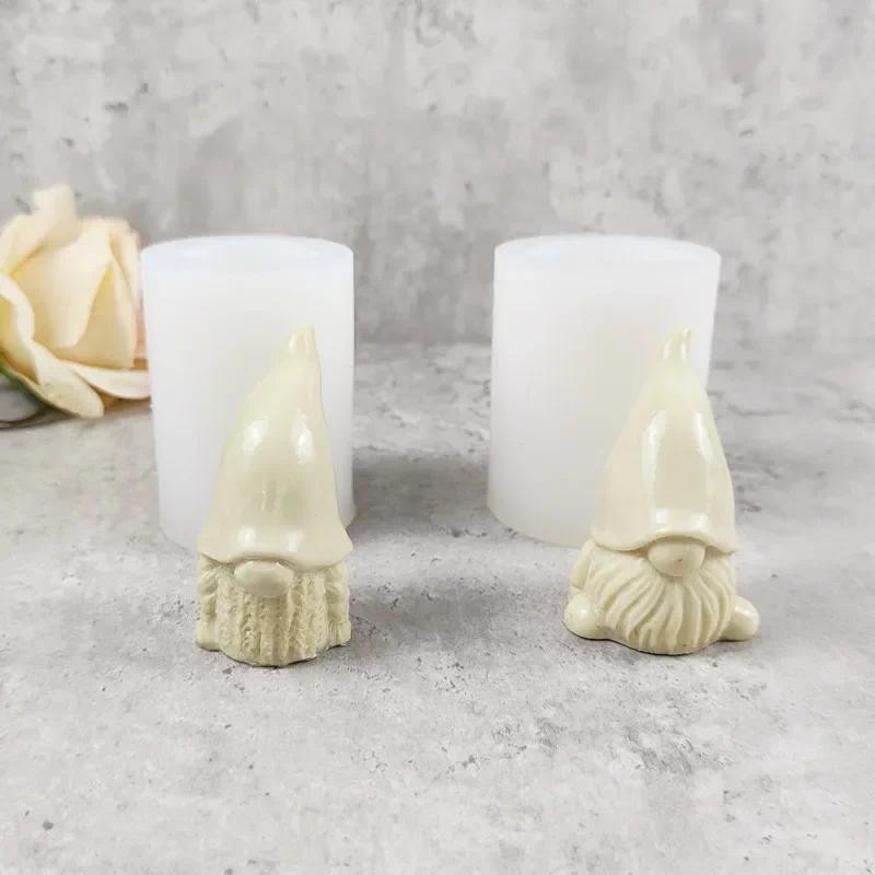 

Christmas Resin Decorative Silicone Mold DIY Candle Clay Tool Chocolate Fondant Mousse Mould Candle Molds for Candle Making