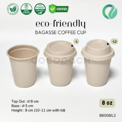 

Terbaru 10 PCS Bagasse Natural Brown Sugarcane Coffee Cup 8 OZ - Brown Cup Only Terlaris Tbk