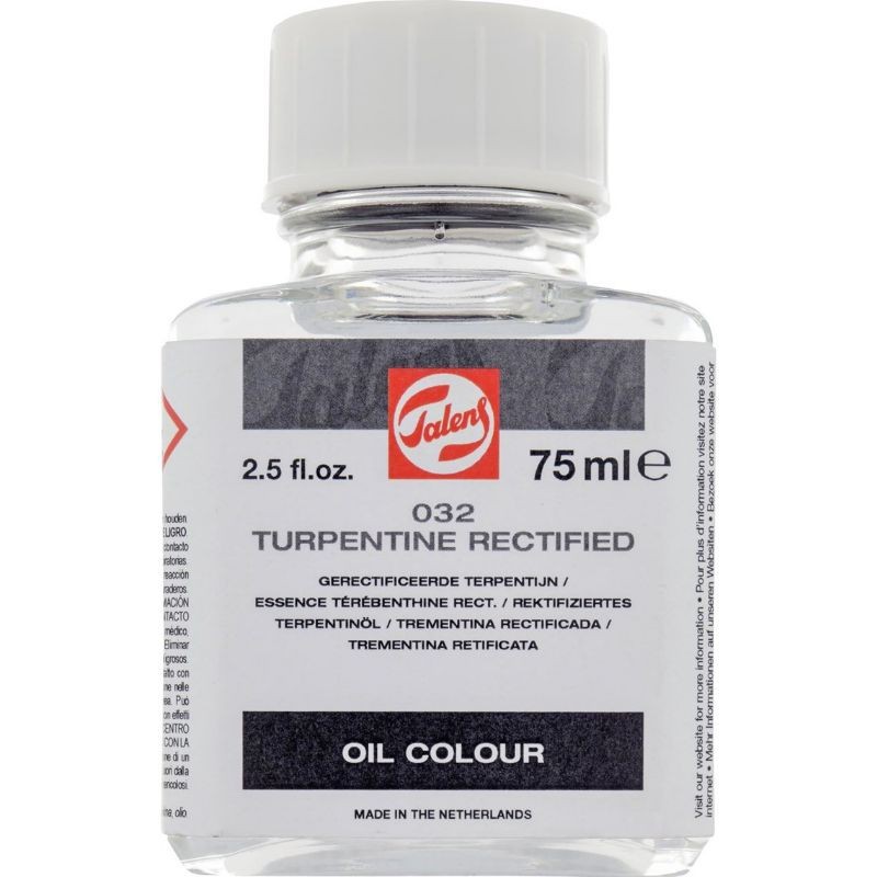 

talens turpentine rectified 75ML