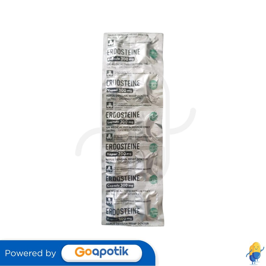 Erdosteine Promed 300 Mg Strip 10 Kapsul
