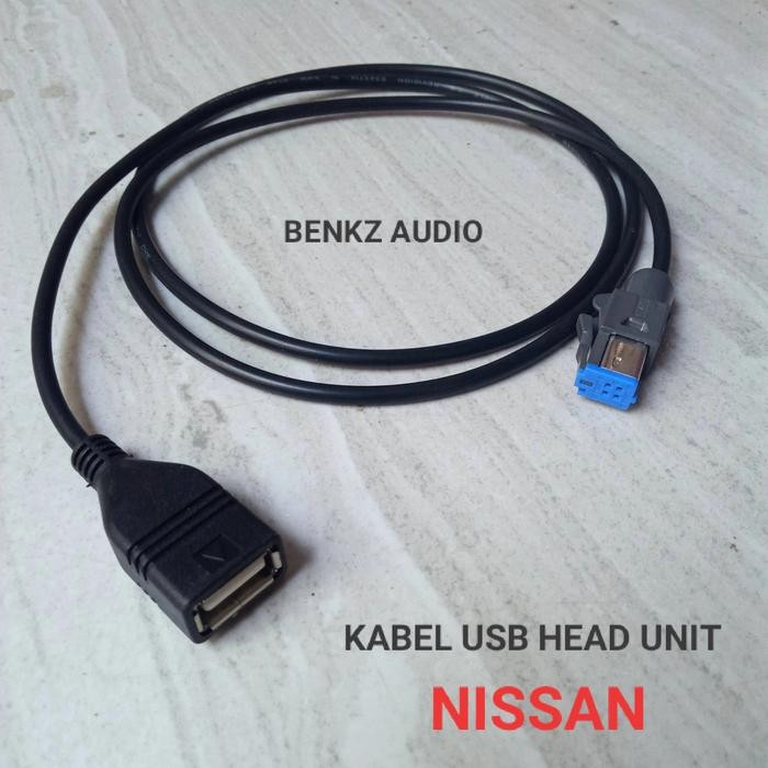 Kabel soket USB headunit tape mobil Nissan