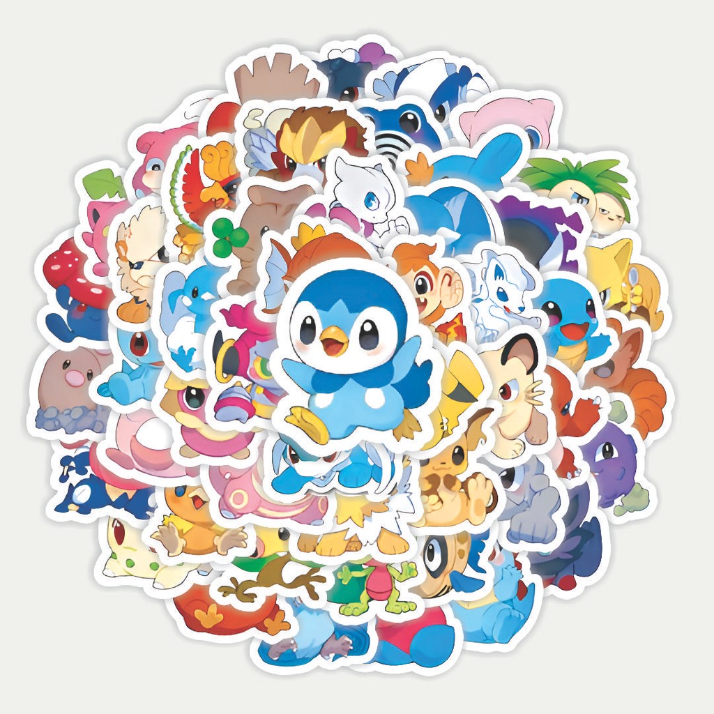 

Sticker Pack Stiker Anime Pokemon Series | Sticker TUMBLR | Stiker LAPTOP KOPER HELM
