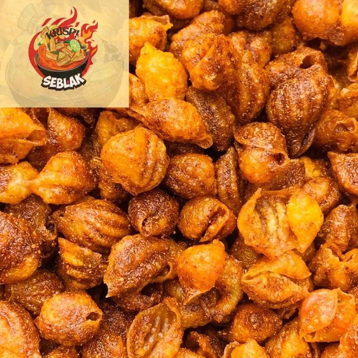 

Seblak krispi 250 GR- MAKARONI KERANG DAUN JERUK BY SIEBEREM SNACK KHAS - KRIUK TIDAK KERAS . Seblak krispi