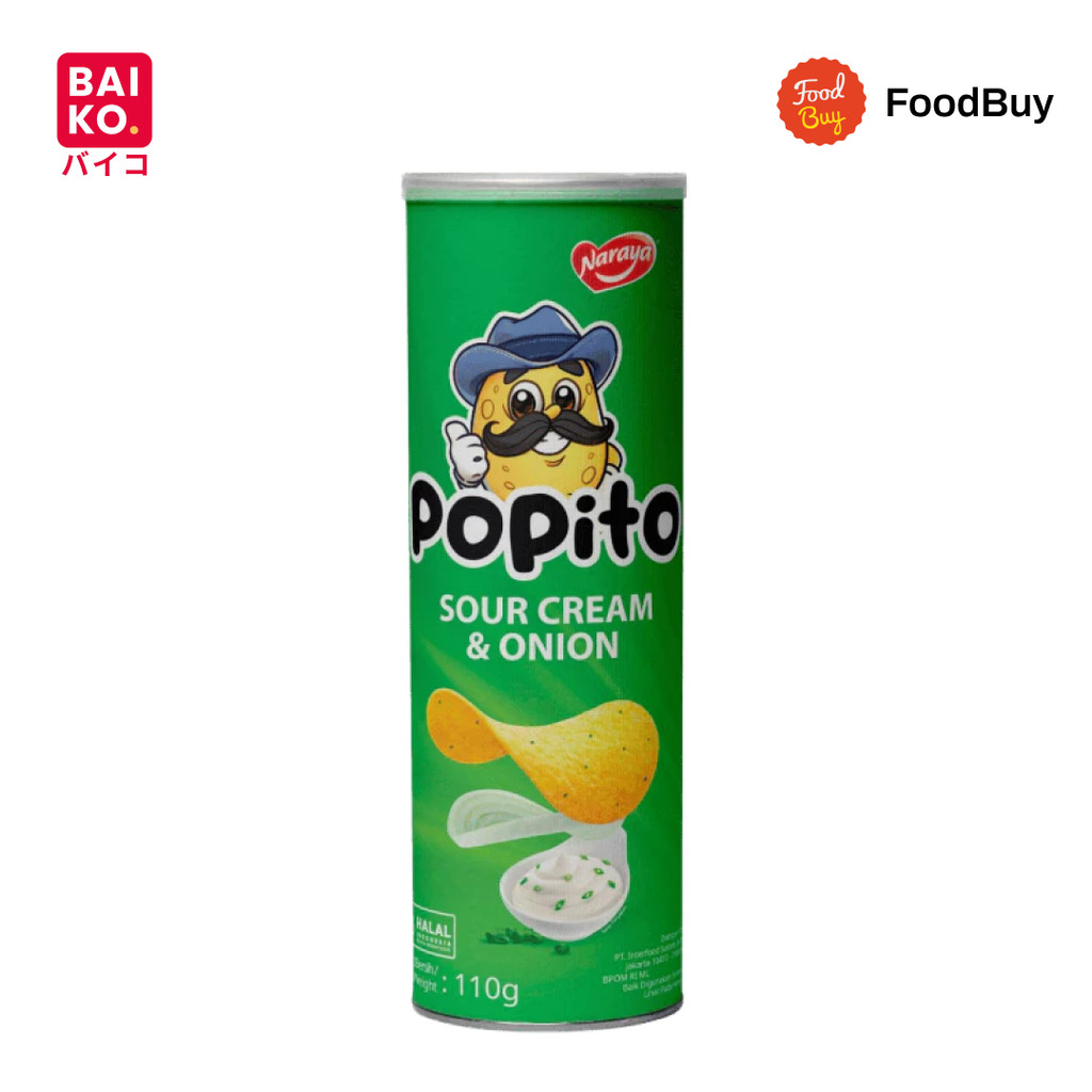 

Naraya Popito Snack Chip Sour and Onion 110gr