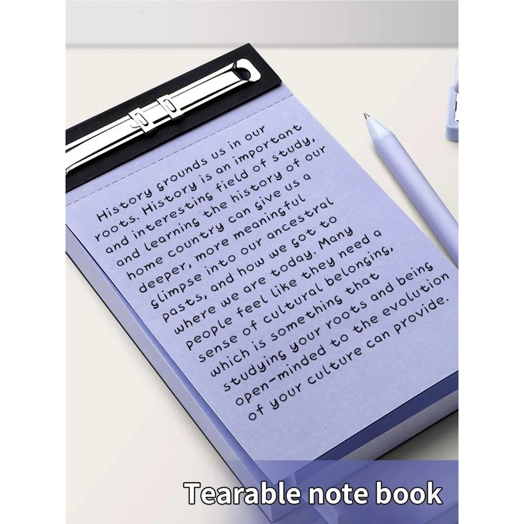 

Note Book Can Be Torn Student Study Memo Hand Account Non-adhesive Notepad Blank Four-color Note Book Pocket Memo Pad