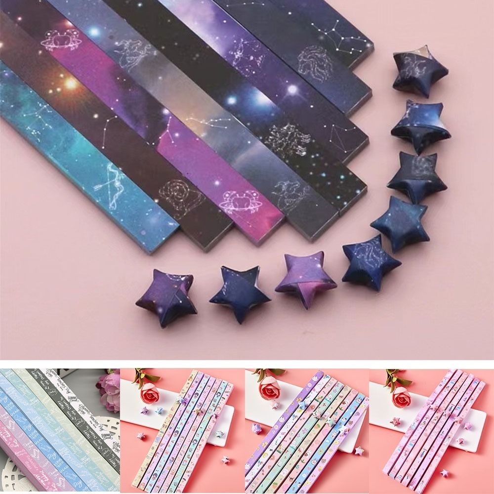 

540 Sheets Origami Paper Stars DIY Hand Crafts Origami Lucky Star Paper Folding Origami Star Paper Strips for Paper Arts Crafts
