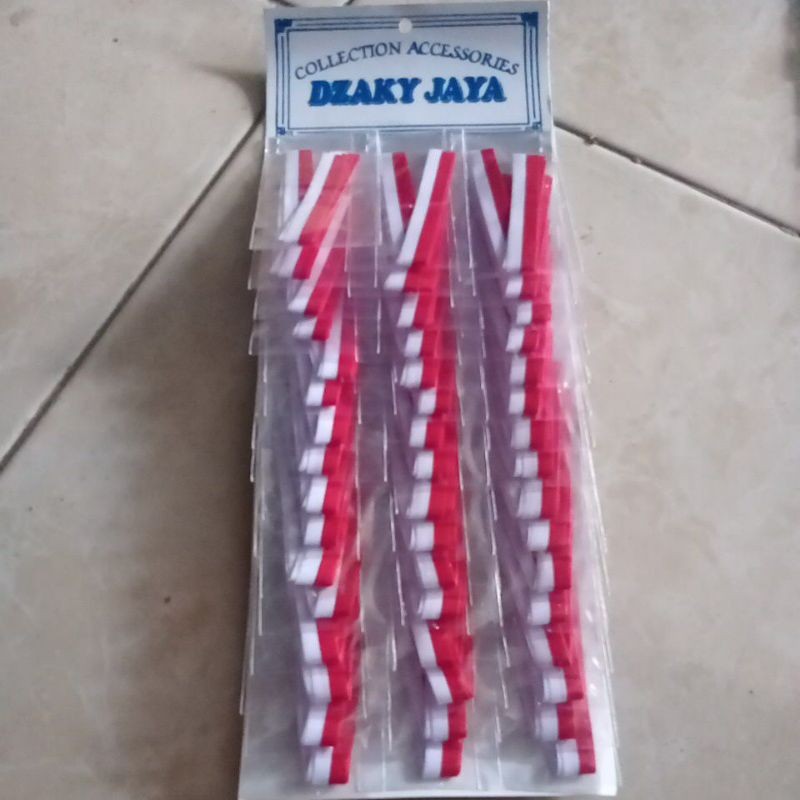 

(khusus kemerdekaan) pita merah putih