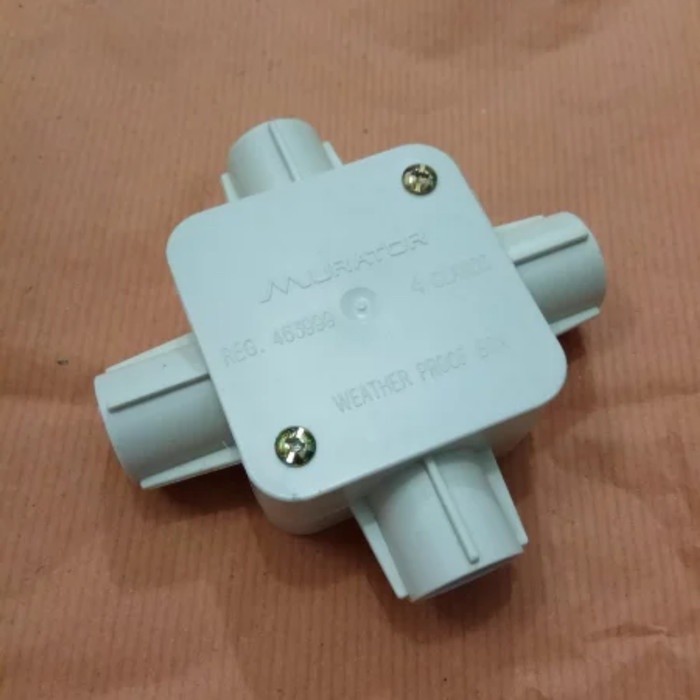 T dus Dos Doos Sambungan Cabang 4 empat Kabel Listrik Rumah Pabrik PLN empat