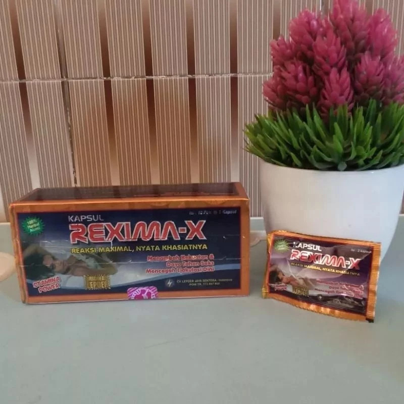 Reximax Kapsul Original Isi 10 Sachet @ 2 Kapsul Penambah Stamina Pria kuat dan tahan lama (29)