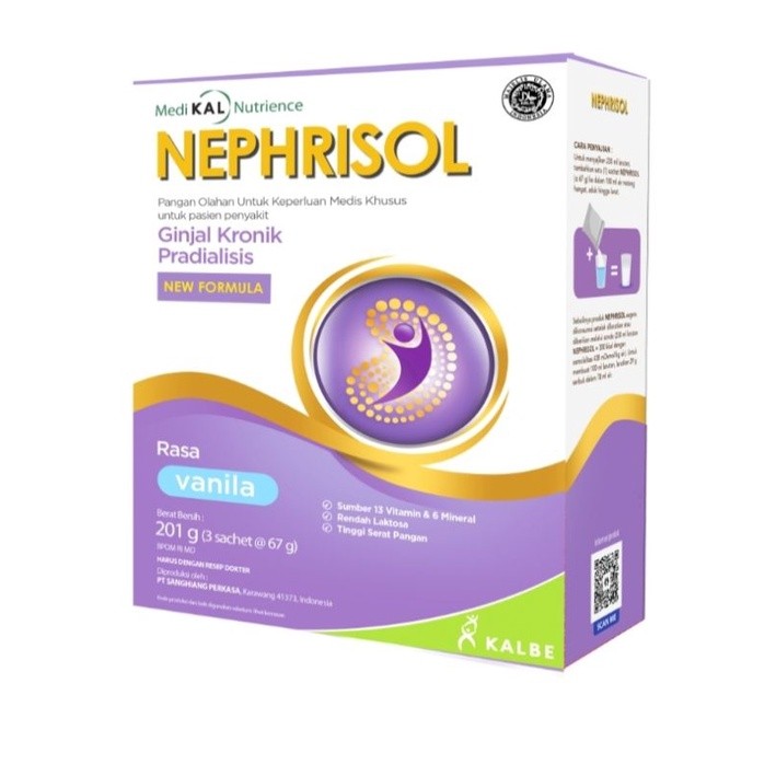 

NEPRHISOL nutrisi gagal ginjal kronis belum dialisis