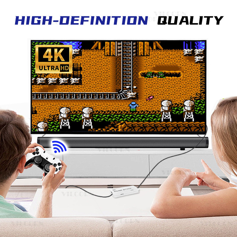 NEW Retro Game Console 64GB 20000+gaming Handheld Game Console Wireless Game Version with Built-in 2
