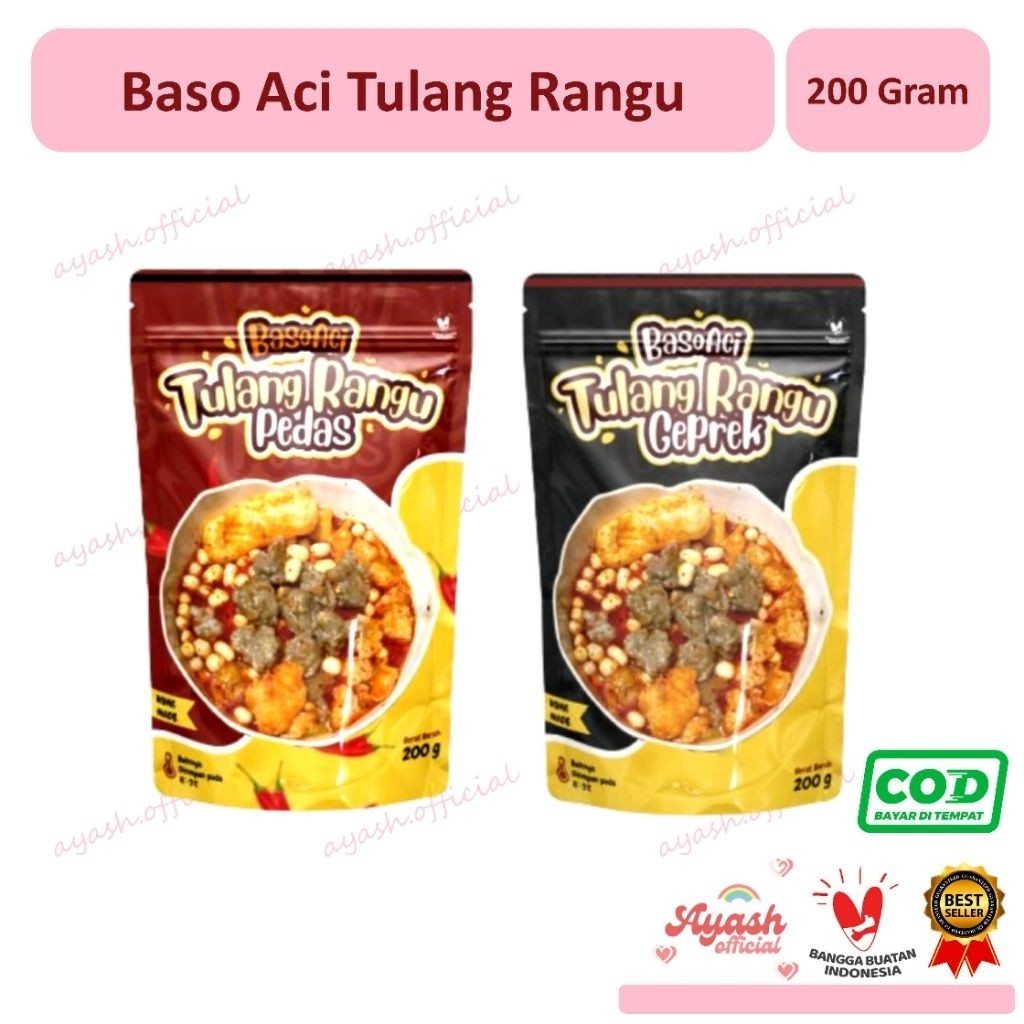 

CIRANGU Baso Aci TULANG RANGU Original geprek Boci mantap jiwa Pedas Gurih Asin Enak khas Garut