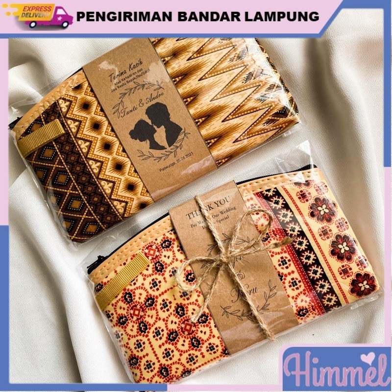 SOUVENIR PERNIKAHAN/KHITNANAN/AQIQAH/ POUCH DOMPET BATIK KHAS JOGJA HIMMEL SOUVENIR