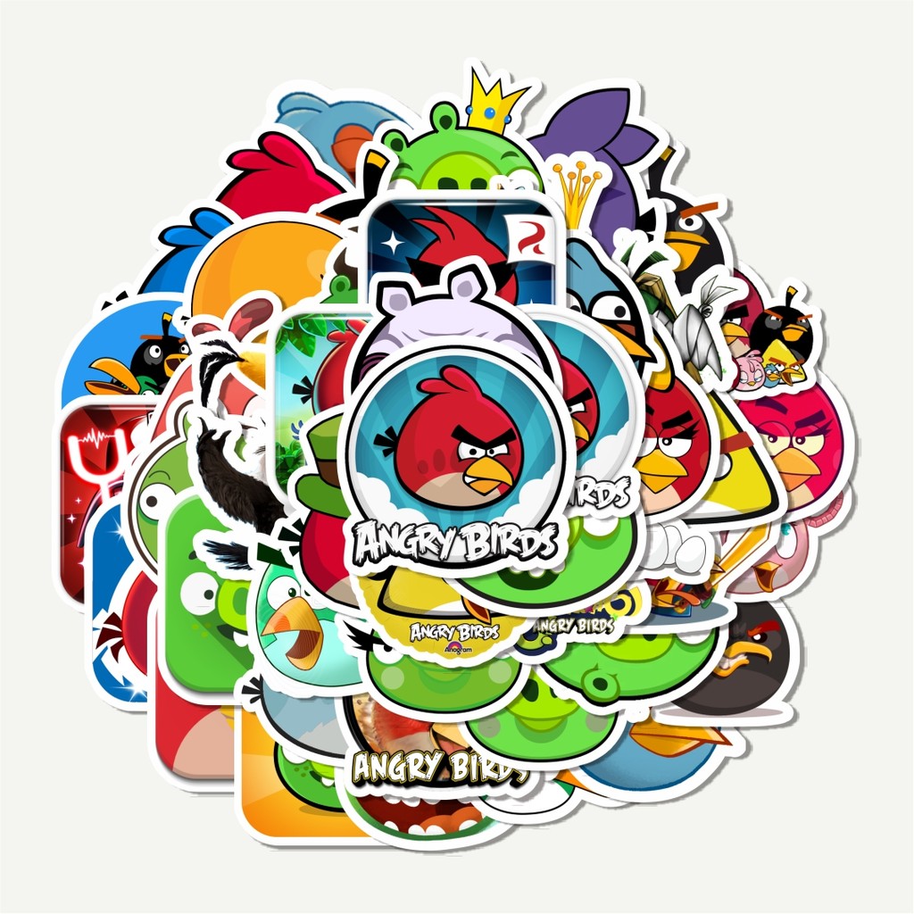 

Sticker Pack Stiker Game Series Angry Birds Mobile Character Mix 3 | Sticker TUMBLR | Stiker LAPTOP KOPER HELM