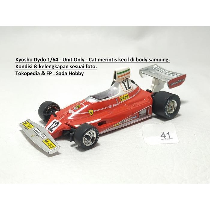 CSM... Diecast  Kyosho Dydo 1/64 F1 Ferrari 312T 1975 No 12 Niki Lauda Unit Only