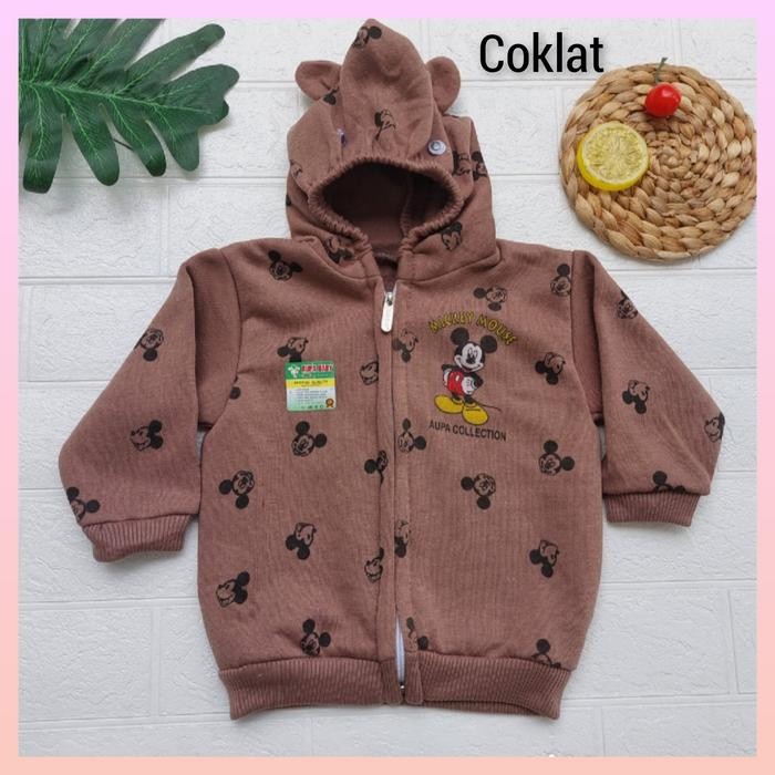 Terbaru Jaket bayi 0 - 6 Bulan laki laki perempuan - Cokelat