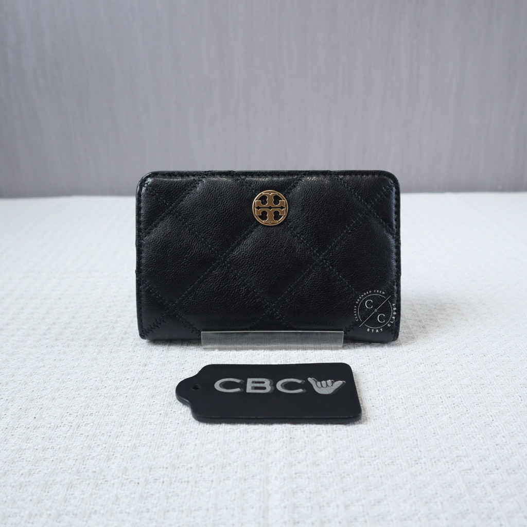 CBC - Dompet TB Willa Leather Medium Wallet In Black Ready New