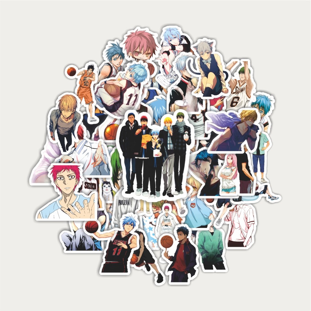 

Sticker Pack Stiker Anime Series Kuroko's Basketball Character Mix 2 | Sticker TUMBLR | Stiker LAPTOP KOPER HELM