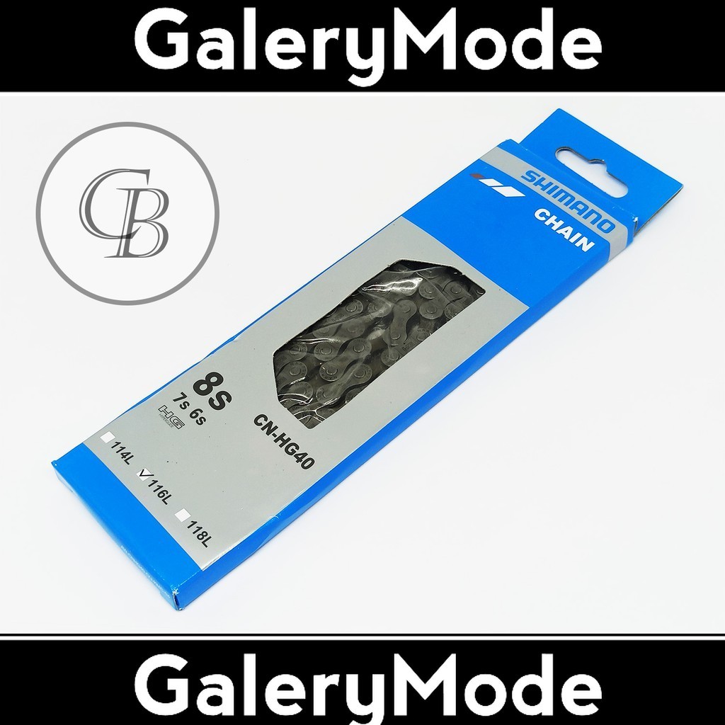 Rantai Drivetrain Chain Sepeda 8 Speed Shimano HG40 Murah Ori Original SPAREPART SEPEDA TERMURAH