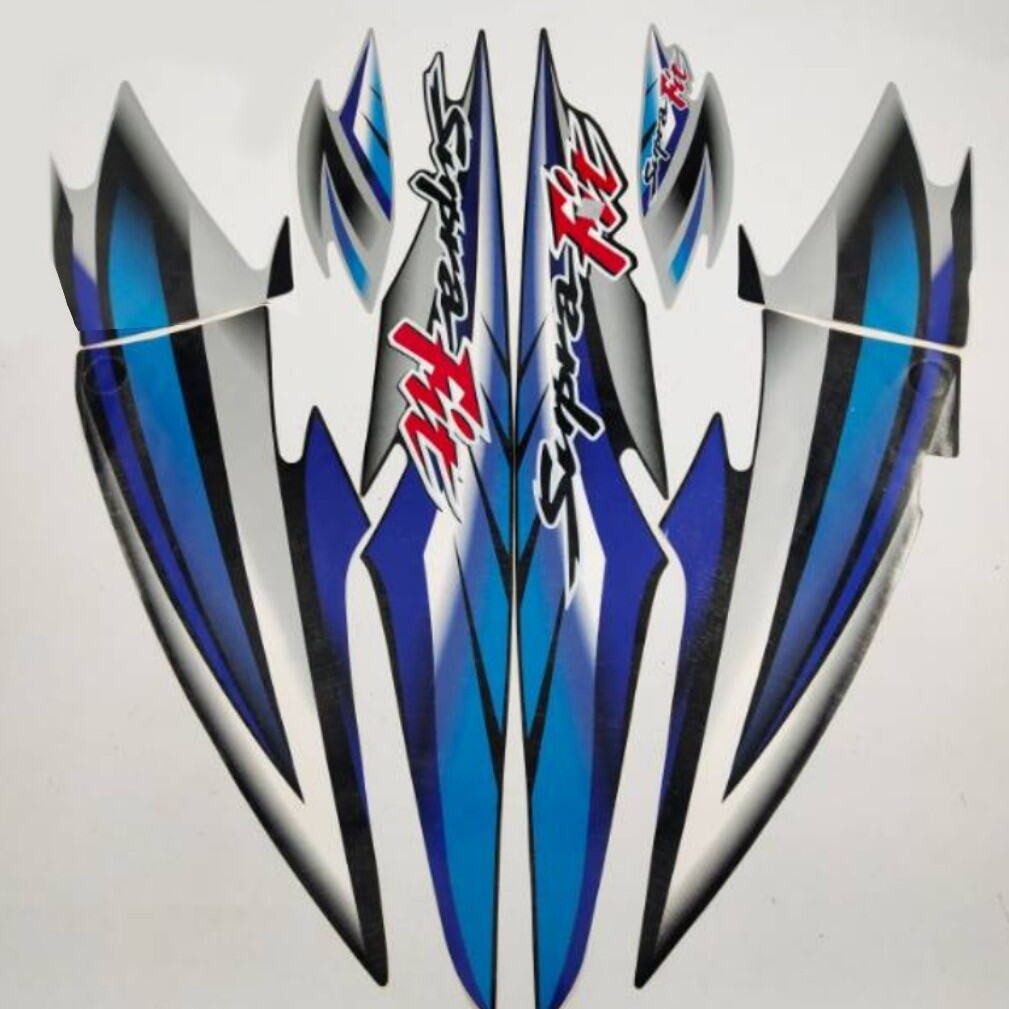 Striping Ori body Honda Supra fit cw 2003 2004 stiker bawaan original bodi honda supra fit lama