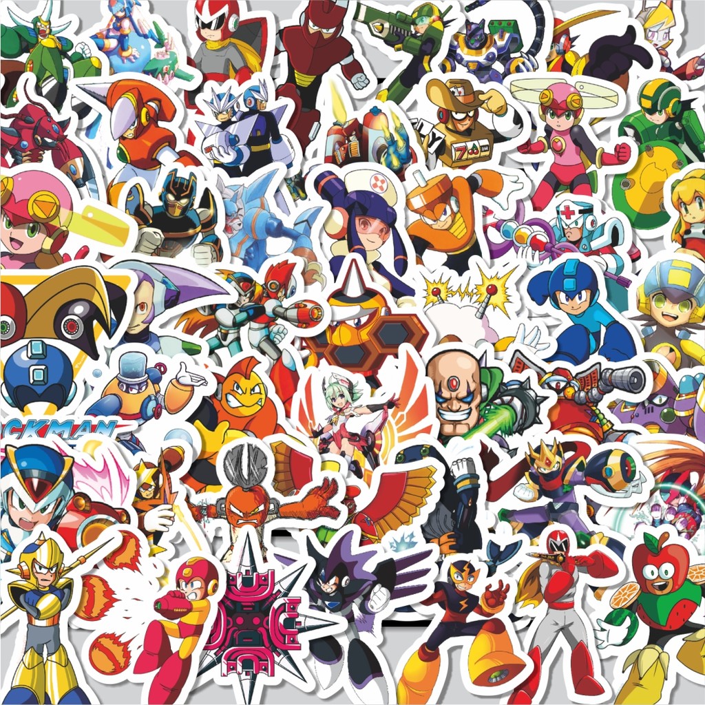 

Stiker Cutting Pack Stiker Capsom Series Megaman Universe Character Mix 3 Isi 100Pcs Series Aesthetic Lucu Keren Untuk Koper Bahan Vynil