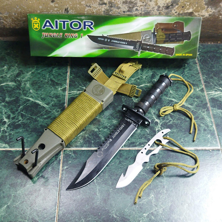 BISA COD Pisau Survival Jungle King 1 Bushcraft