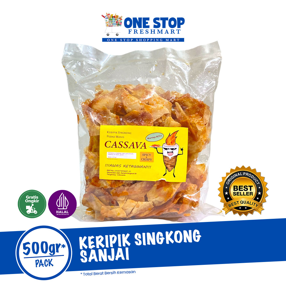 

KERIPIK SINGKONG SANJAI 500GR